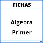 Fichas De Algebra Para Primer Grado