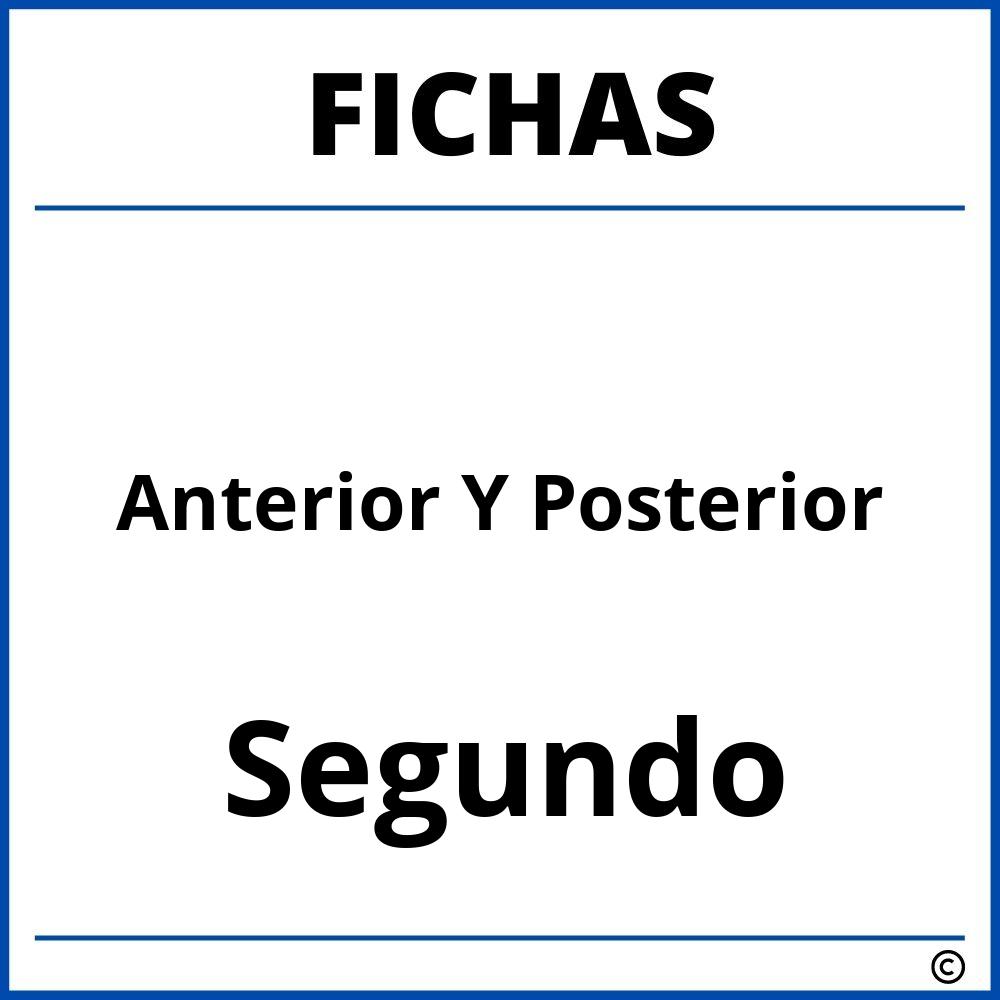 Fichas De Anterior Y Posterior Para Segundo Grado