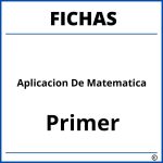 Fichas De Aplicacion De Matematica Para Primer Grado