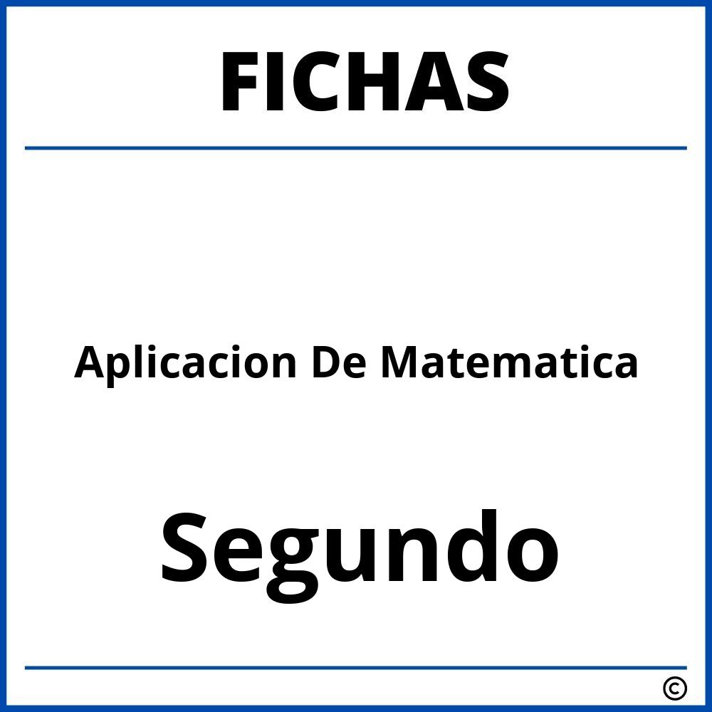 Fichas De Aplicacion De Matematica Para Segundo Grado