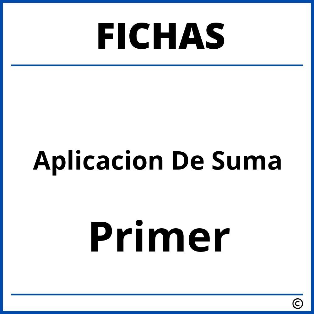 Fichas De Aplicacion De Suma Para Primer Grado