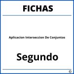 Fichas De Aplicacion Interseccion De Conjuntos Para Segundo Grado De Primaria