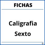 Fichas De Caligrafia Para Sexto Grado