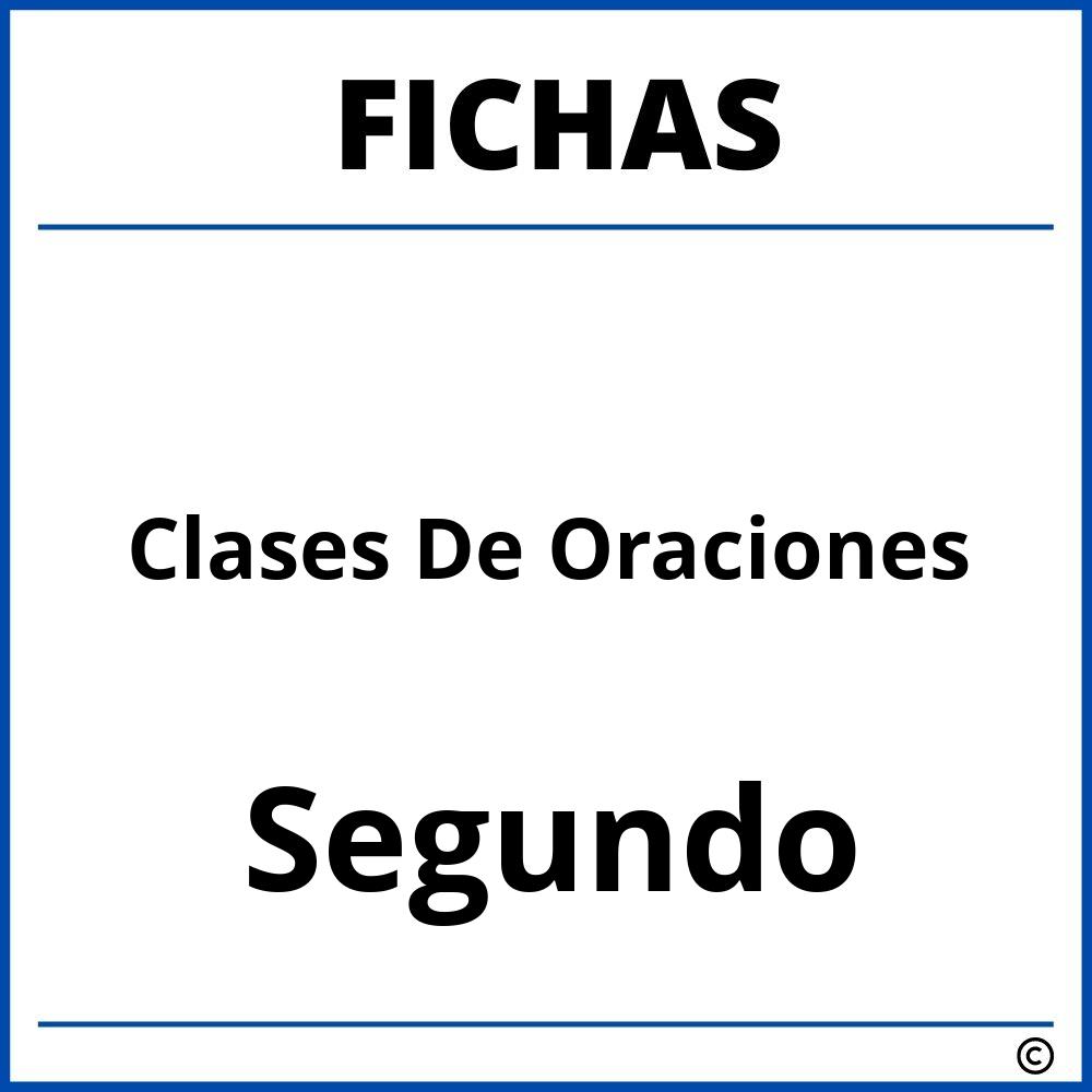 Fichas De Clases De Oraciones Para Segundo Grado