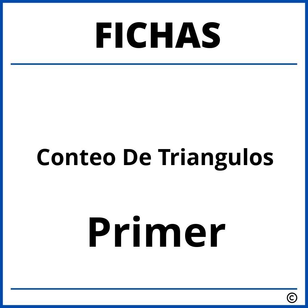 Fichas De Conteo De Triangulos Para Primer Grado