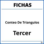 Fichas De Conteo De Triangulos Para Tercer Grado