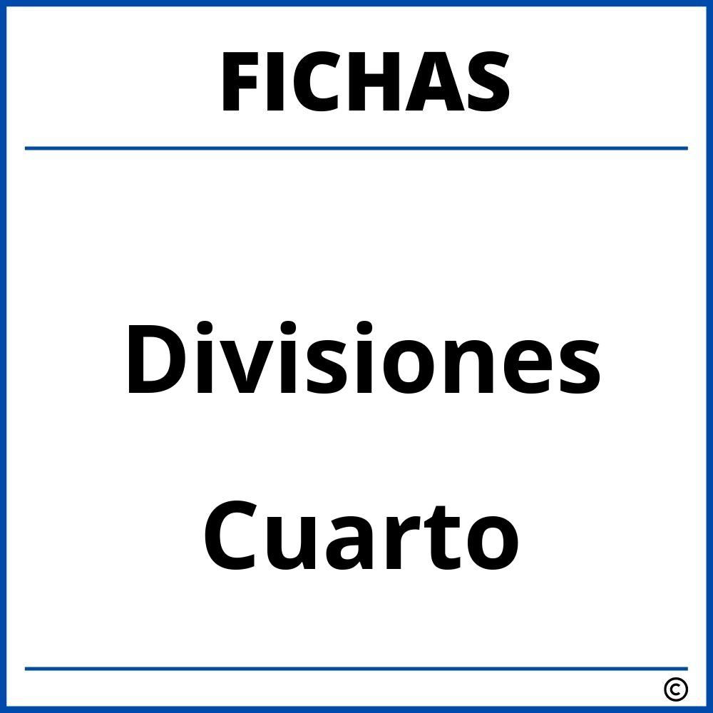 Fichas De Divisiones Para Cuarto Grado