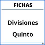 Fichas De Divisiones Para Quinto Grado
