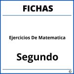 Fichas De Ejercicios De Matematica Para Segundo Grado