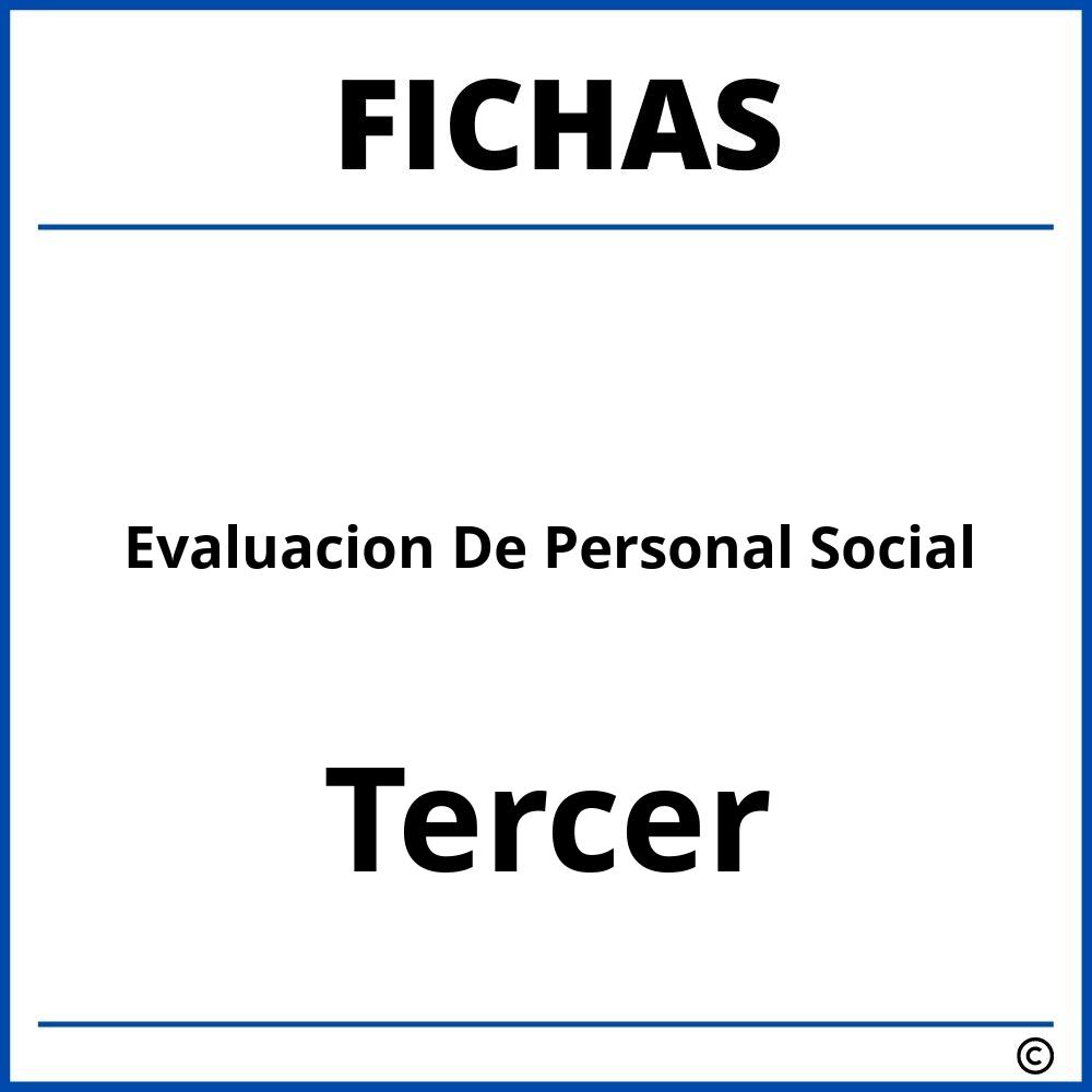 Fichas De Evaluacion De Personal Social Para Tercer Grado