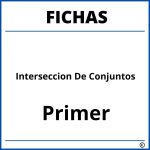 Fichas De Interseccion De Conjuntos Para Primer Grado