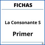 Fichas De La Consonante S Para Primer Grado