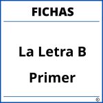 Fichas De La Letra B Para Primer Grado