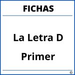 Fichas De La Letra D Para Primer Grado