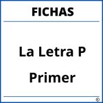 Fichas De La Letra P Para Primer Grado