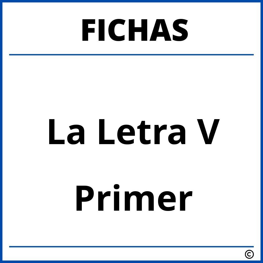 Fichas De La Letra V Para Primer Grado