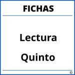 Fichas De Lectura Para Quinto Grado