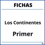 Fichas De Los Continentes Para Primer Grado De Primaria