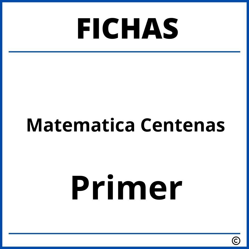 Fichas De Matematica Para Primer Grado Centenas