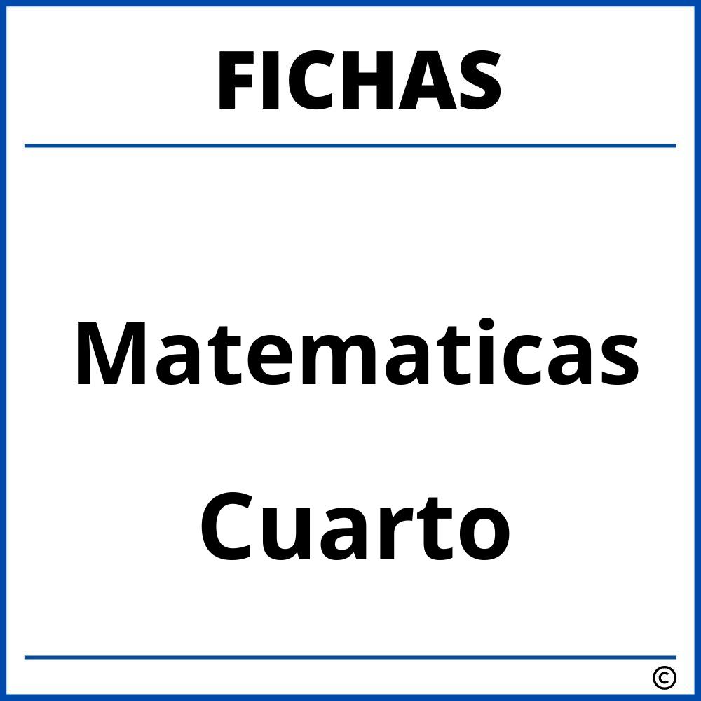 Fichas De Matematicas Cuarto Grado