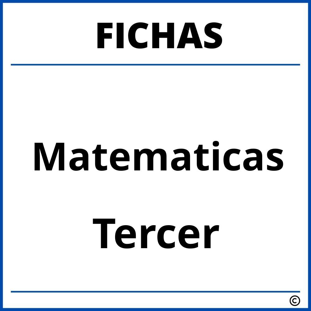 Fichas De Matematicas Para Niños De Tercer Grado