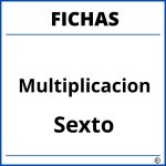 Fichas De Multiplicacion Para Sexto Grado