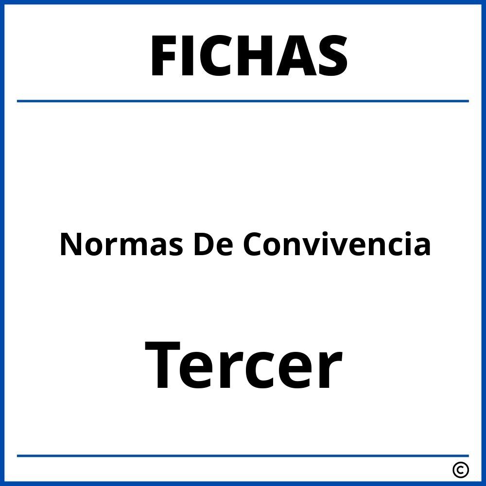 Fichas De Normas De Convivencia Para Tercer Grado