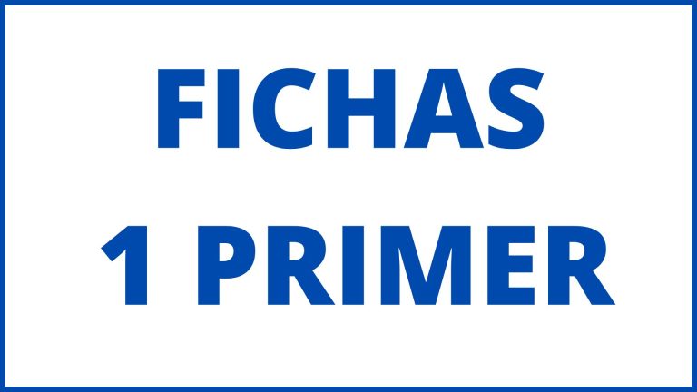 Fichas para Imprimir de Primer Grado Primaria