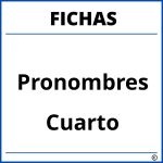 Fichas De Pronombres Para Cuarto Grado De Primaria