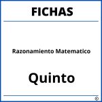 Fichas De Razonamiento Matematico Para Quinto Grado