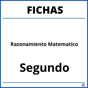 Fichas De Razonamiento Matematico Cuarto Grado