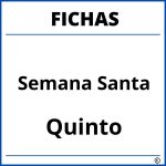 Fichas De Semana Santa Para Quinto Grado