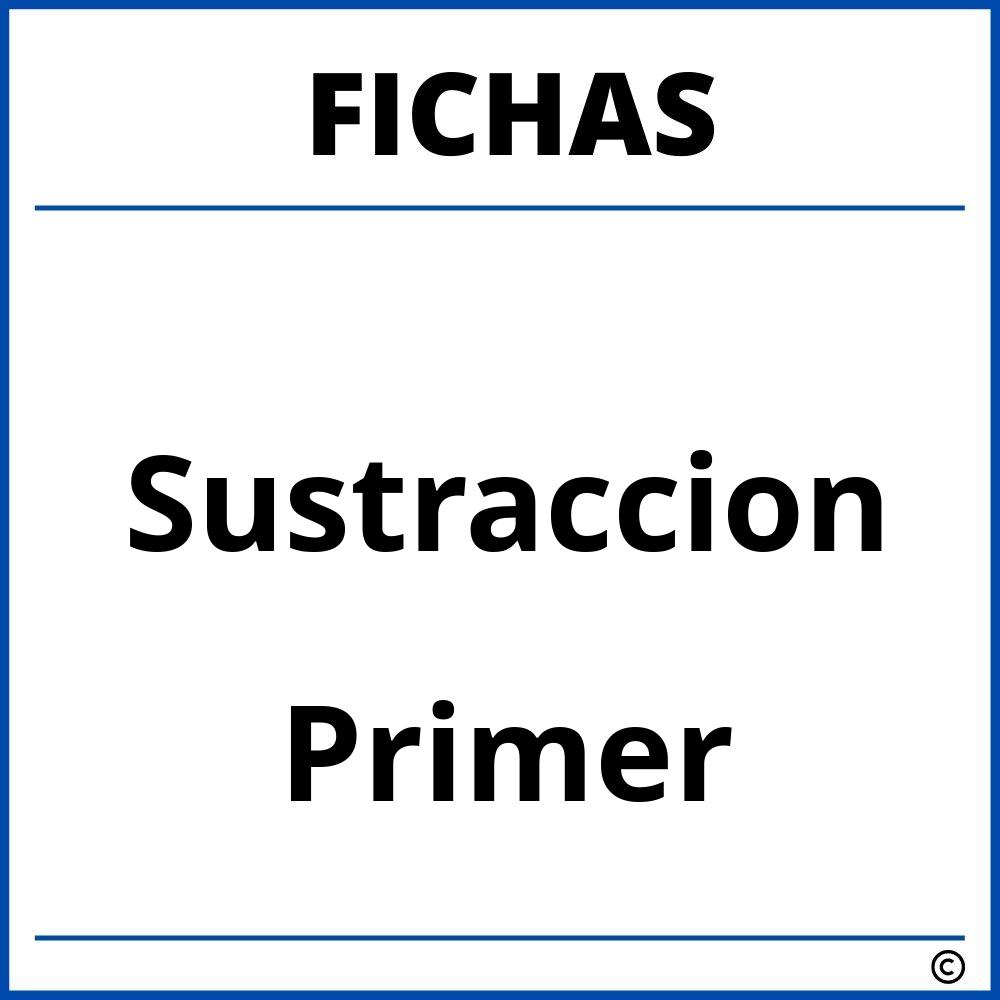 Fichas De Sustraccion Para Primer Grado