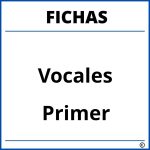 Fichas De Vocales Para Primer Grado